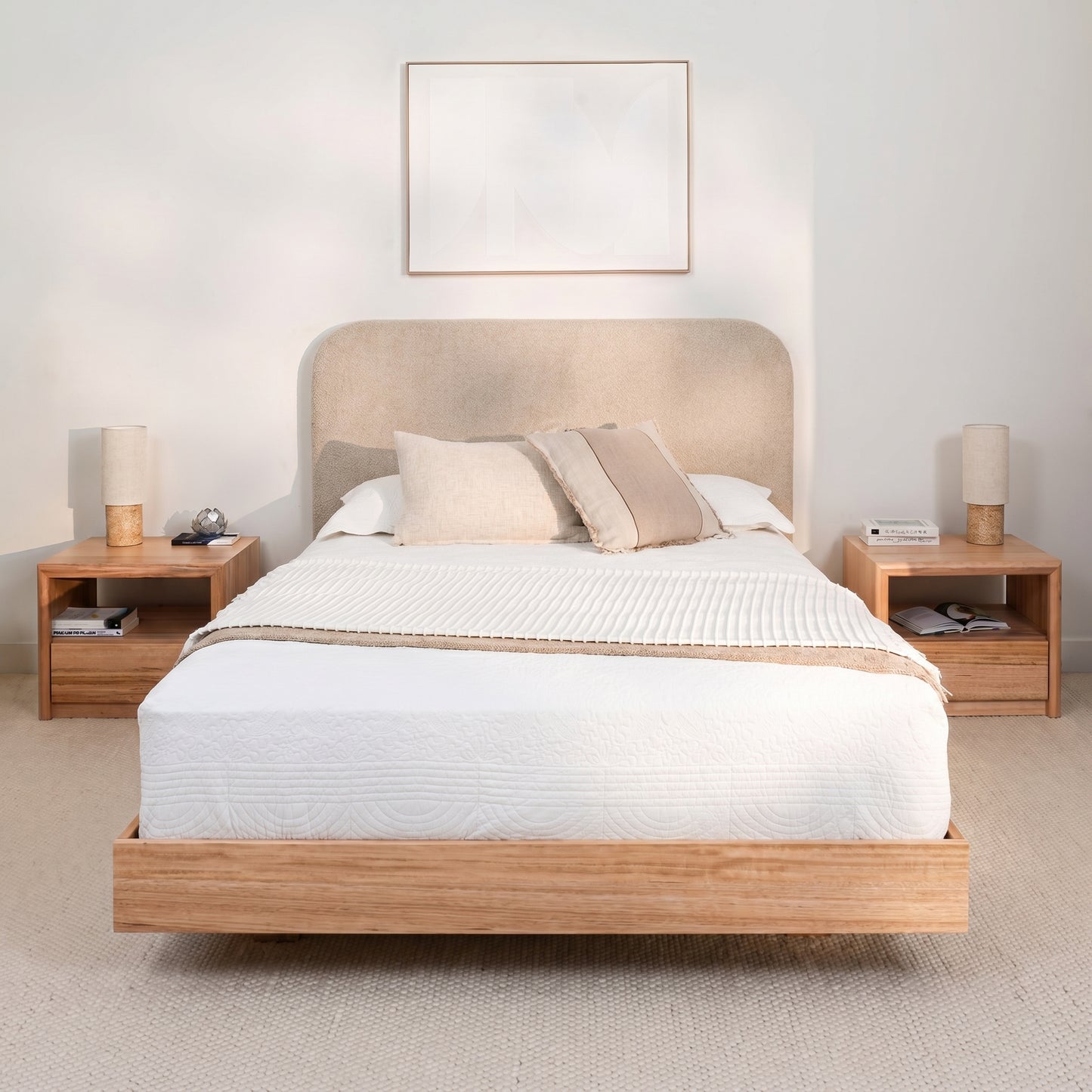 Yakka Curve Tasmanian Oak Feature Grade Bed Frame