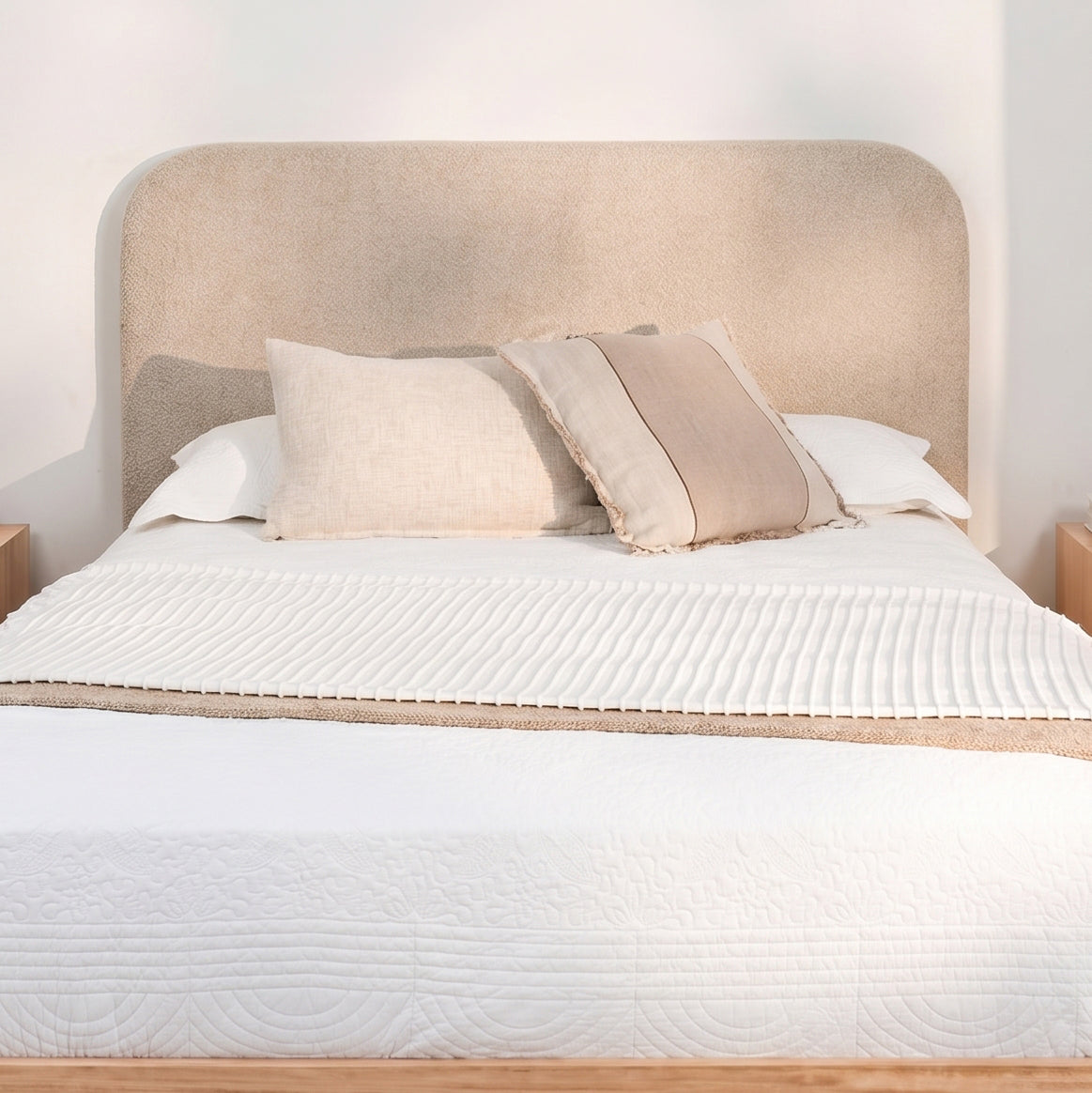 Yakka Curve Upholstered Headboard