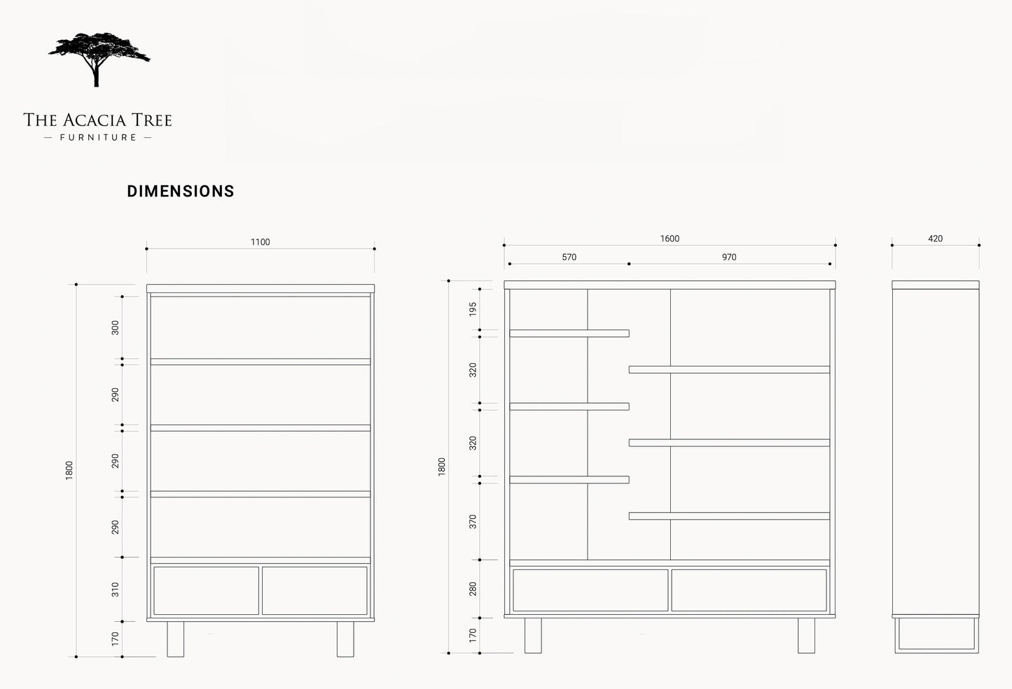 Panama Bookcase