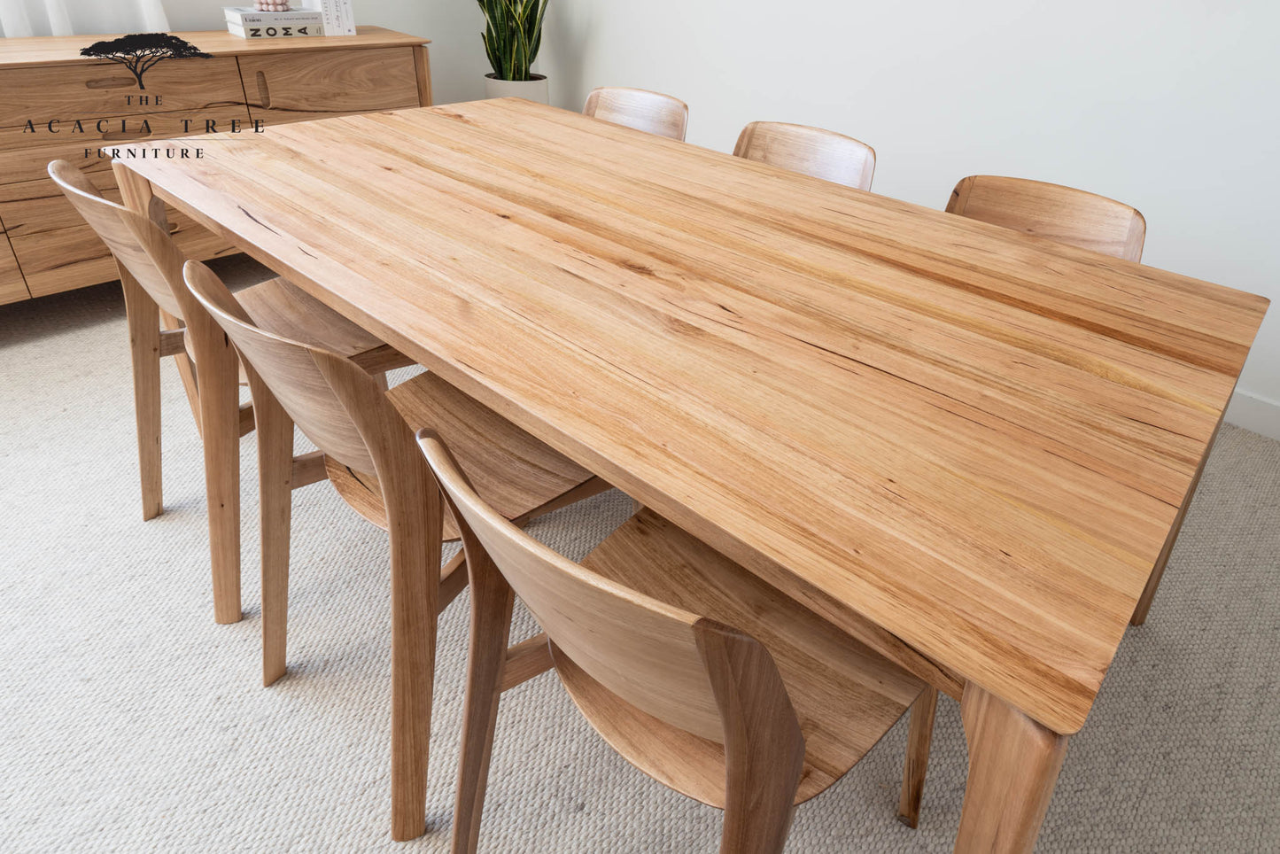 NEW 1.5m Palermo Solid Blackbutt Dining Table