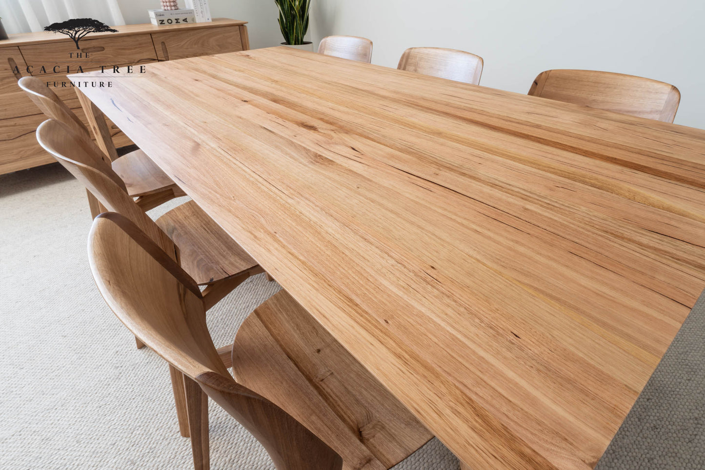 NEW 1.5m Palermo Solid Blackbutt Dining Table