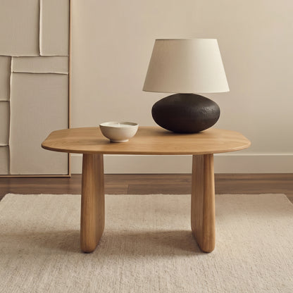 Porto Oak Side & Lamp Table
