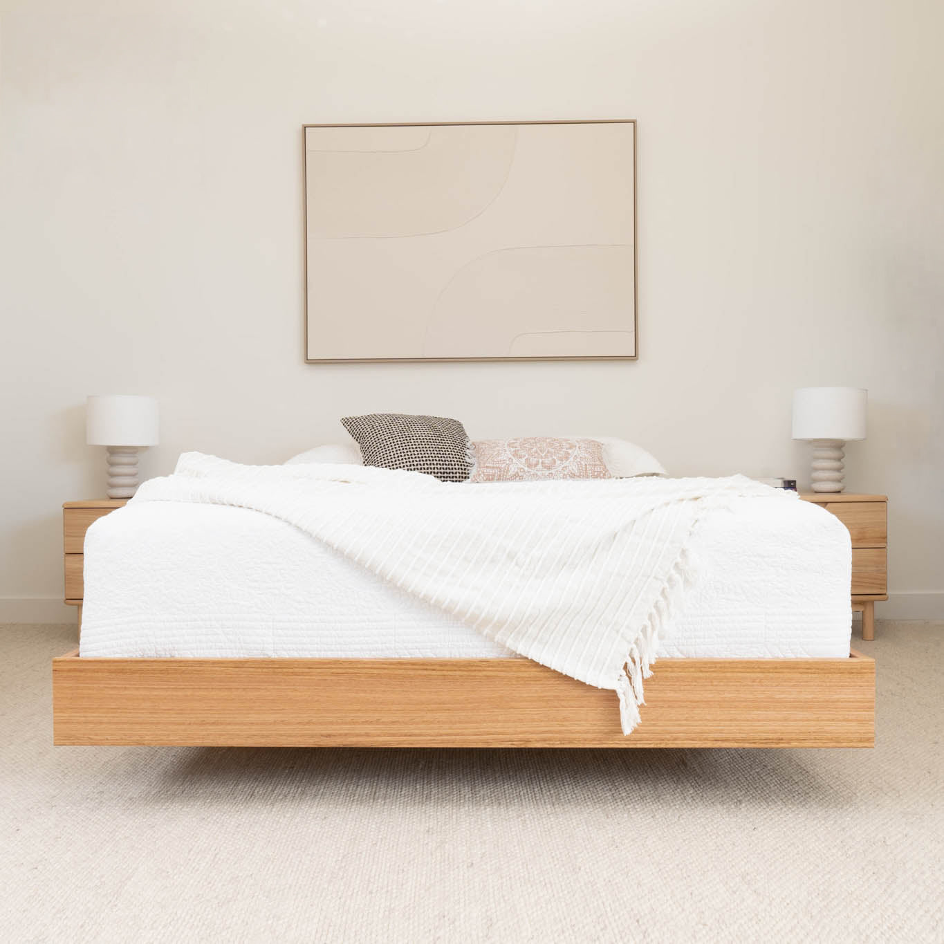 Yakka Base Tasmanian Oak Signature Bed Frame