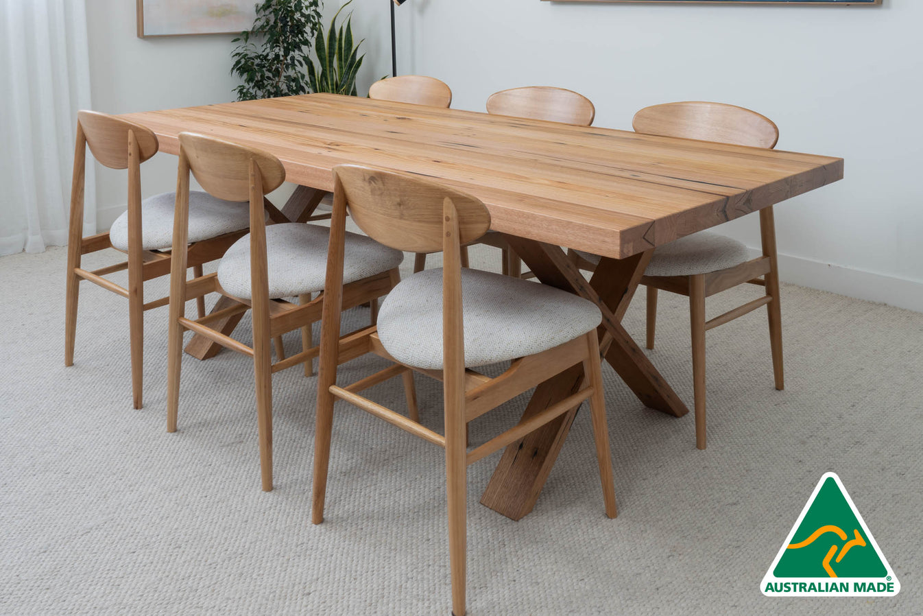 Zoho Reclaimed Messmate Dining Table – The Acacia Tree