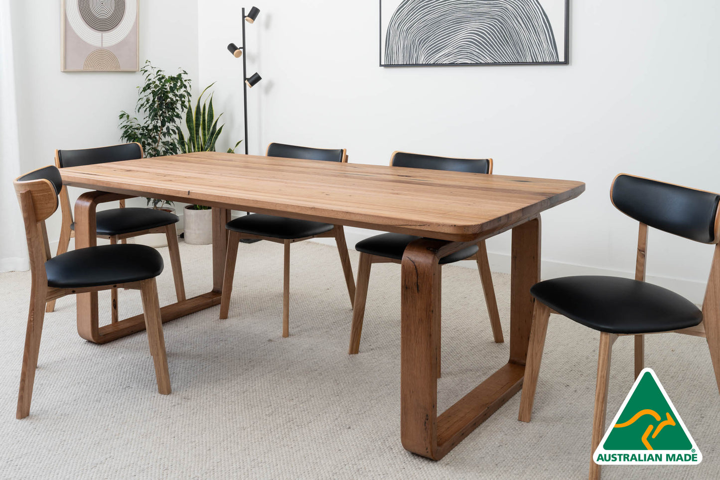 Olympus Reclaimed Solid Messmate Dining Table - Made in Australia