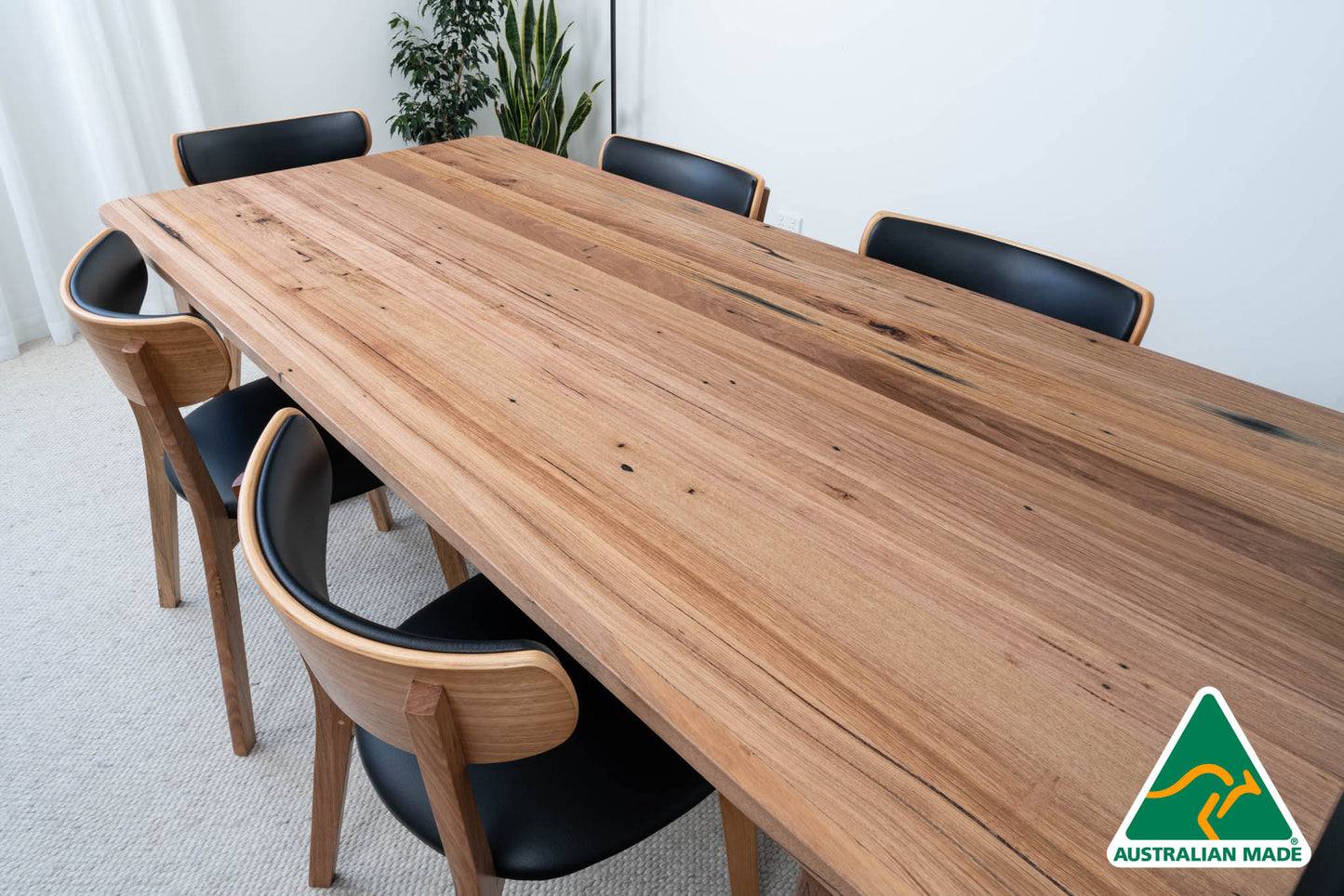 Olympus Reclaimed Solid Messmate Dining Table - Made in Australia