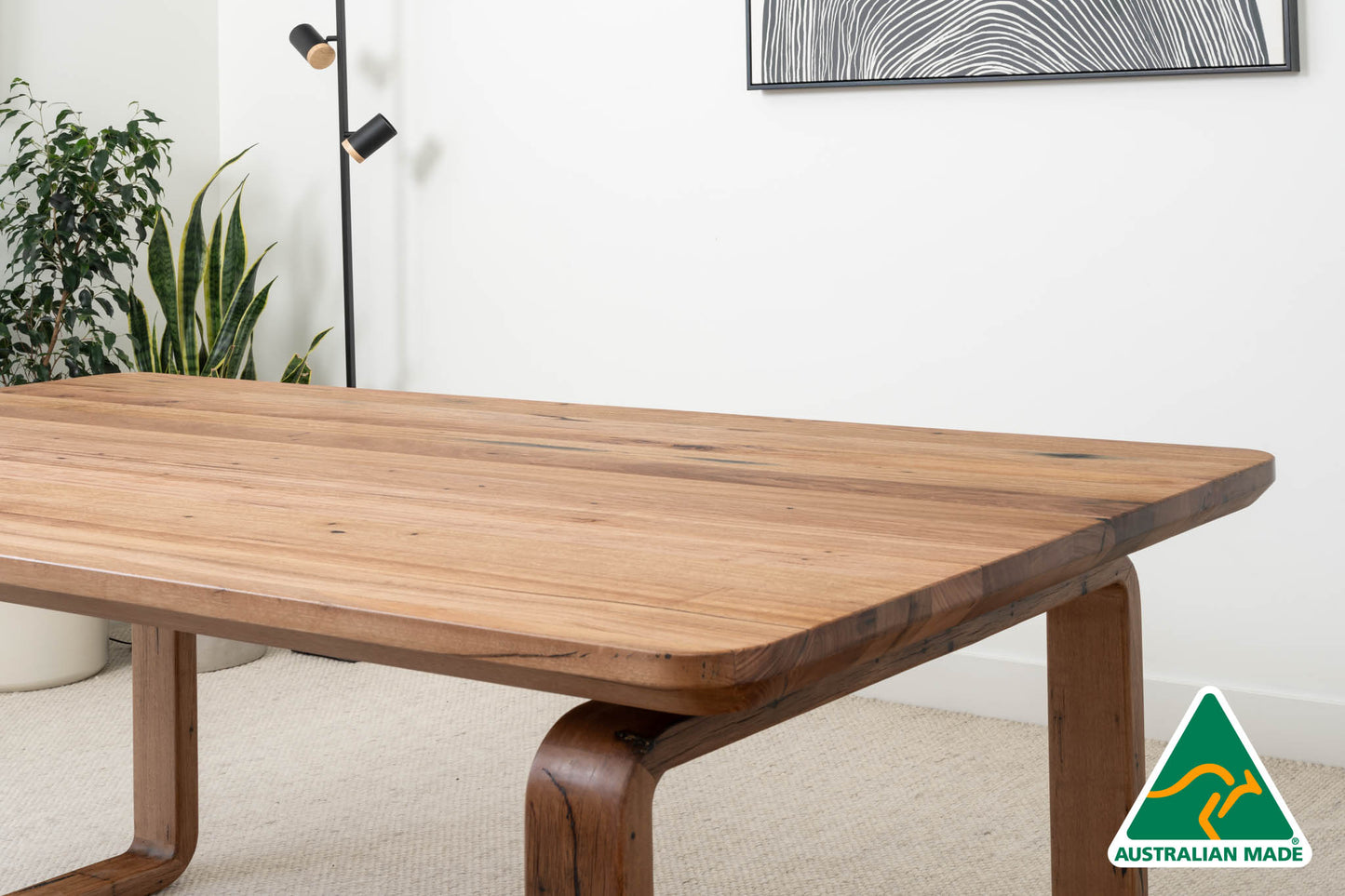 Olympus Reclaimed Solid Messmate Dining Table - Made in Australia