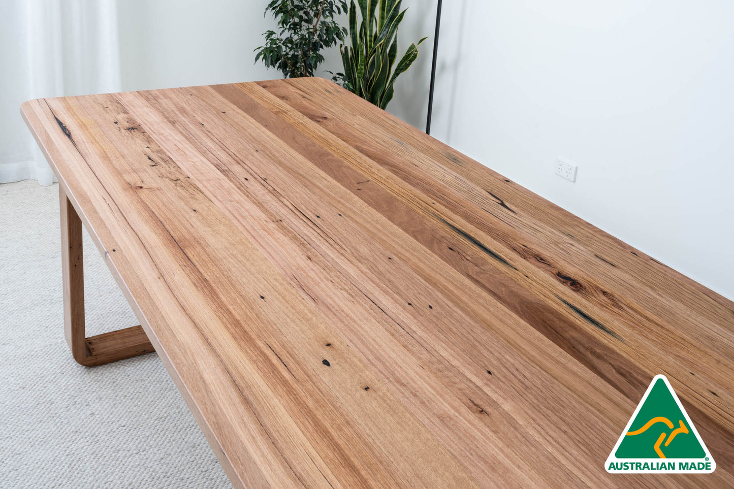 Olympus Reclaimed Solid Messmate Dining Table - Made in Australia