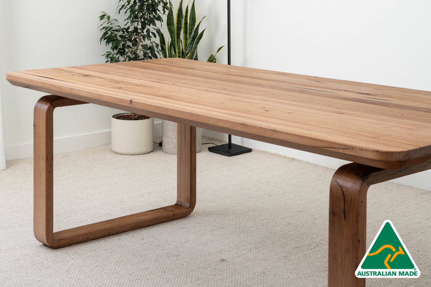 Olympus Reclaimed Solid Messmate Dining Table - Made in Australia