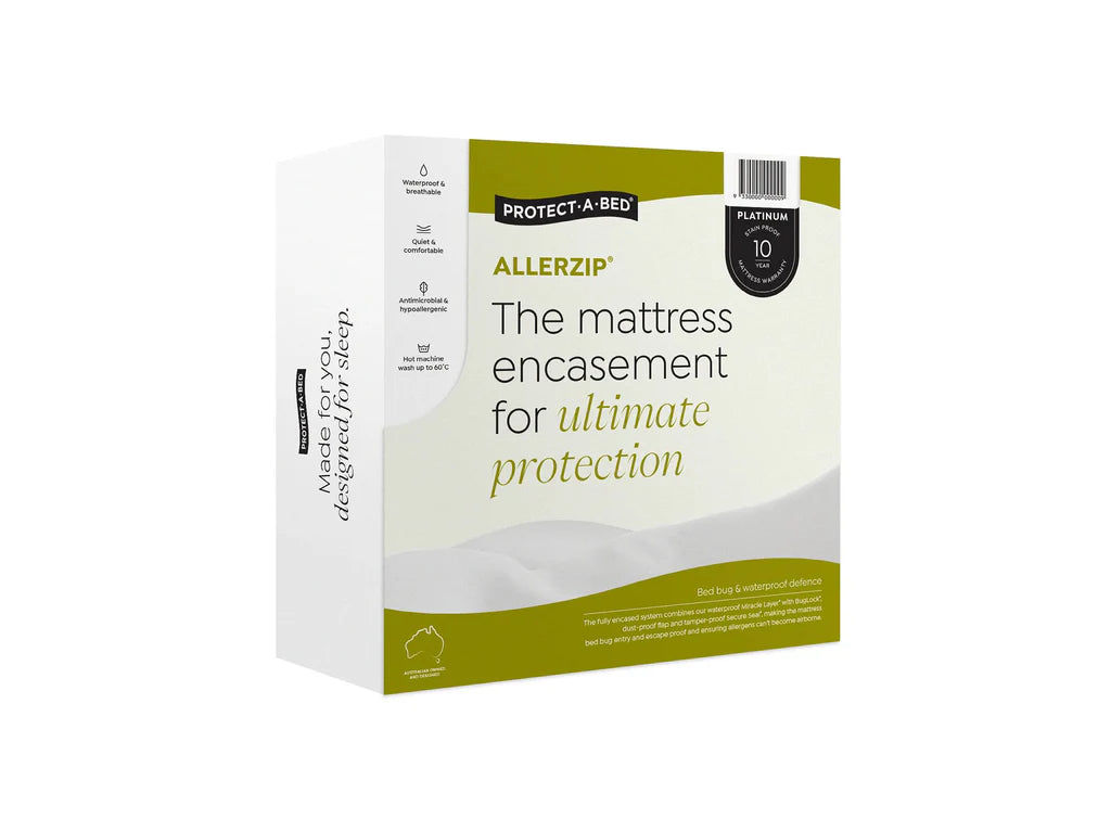 Protect-A-Bed Allerzip Fully Encased Waterproof Mattress Protector
