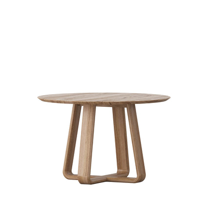 Sierra Wormy Chestnut Round Dining Table