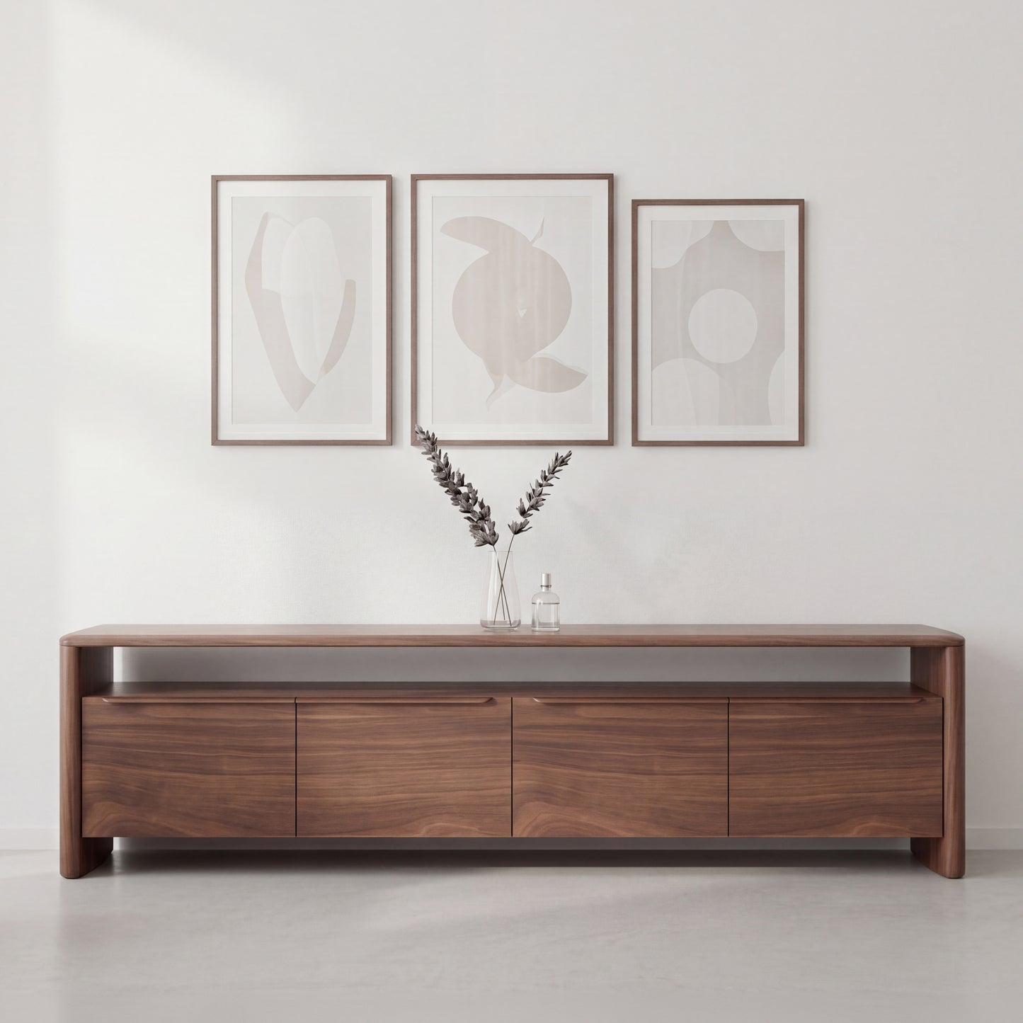 Mystis Walnut Entertainment Unit