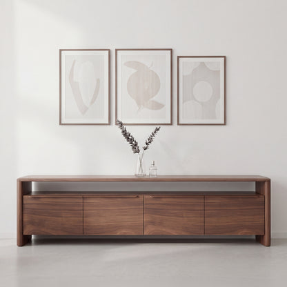 Mystis Walnut Entertainment Unit