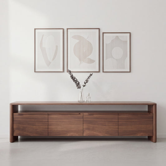 Mystis Walnut Entertainment Unit