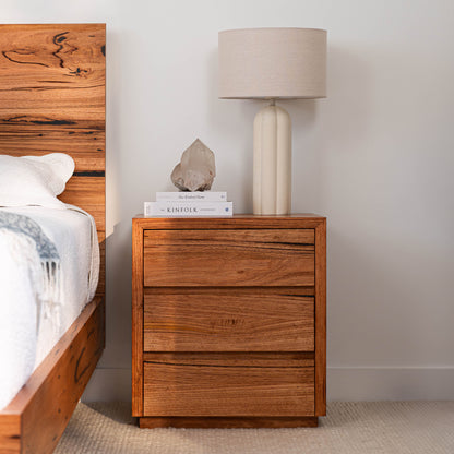 Cape Town Messmate Bedside Table (Honey Oak Stain)