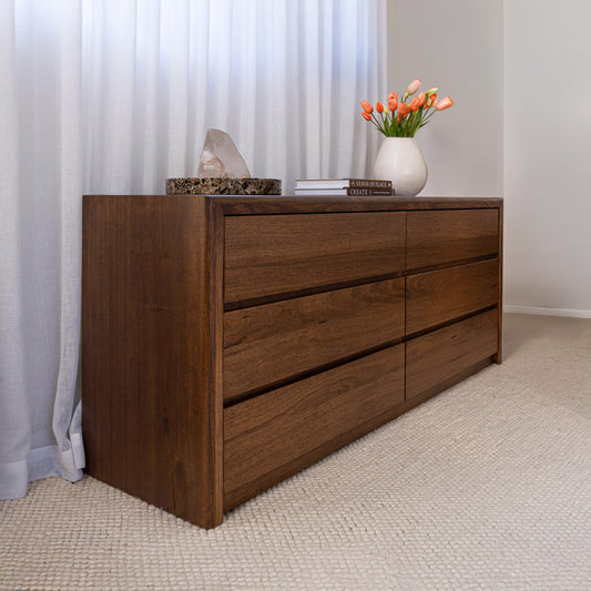Yakka Tasmanian Oak Dresser Feature Grade (Smoked Walnut Stain)