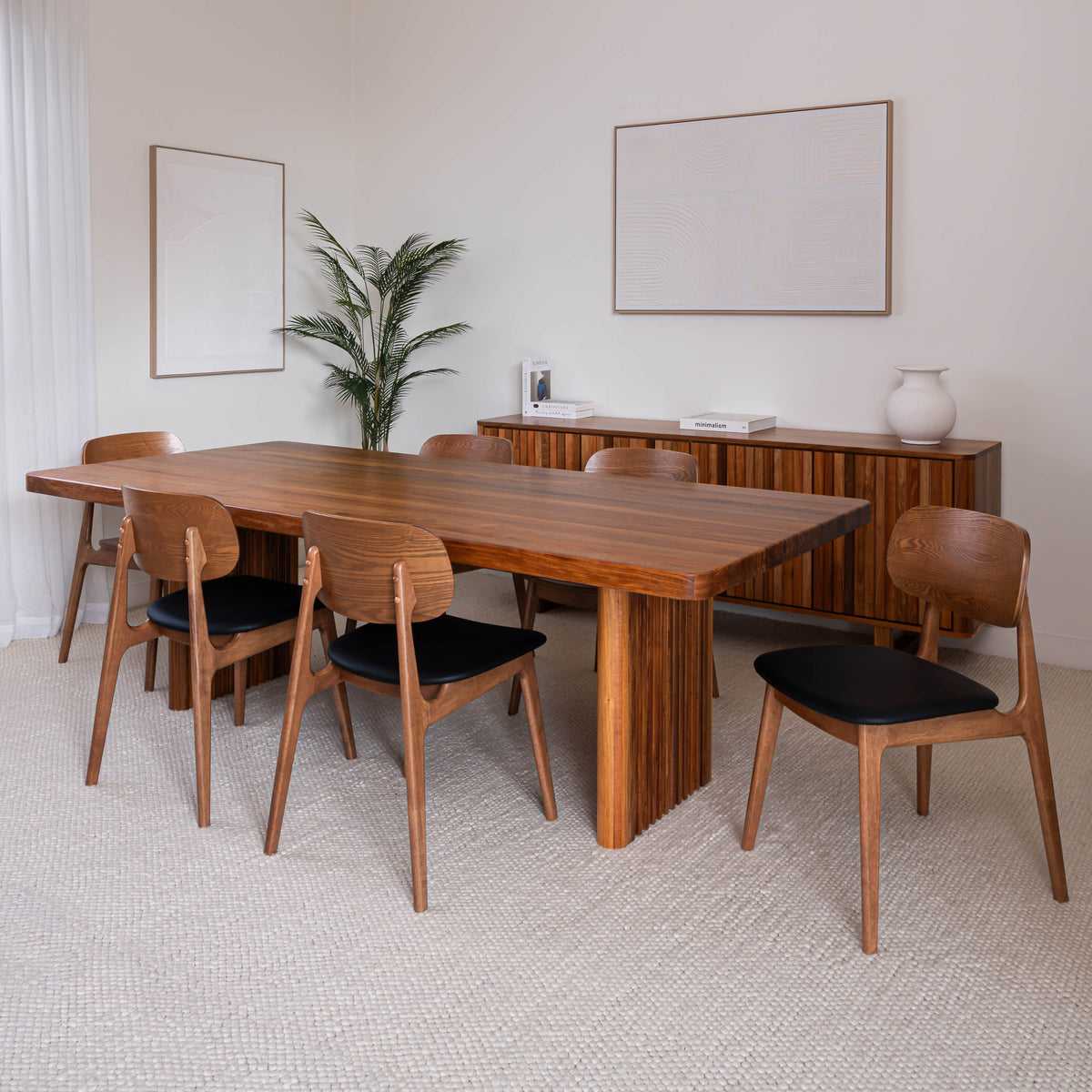 Hermes Curve Blackwood Heritage Dining Table