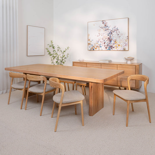 Marlow Vic Ash Feature Grade Dining Table