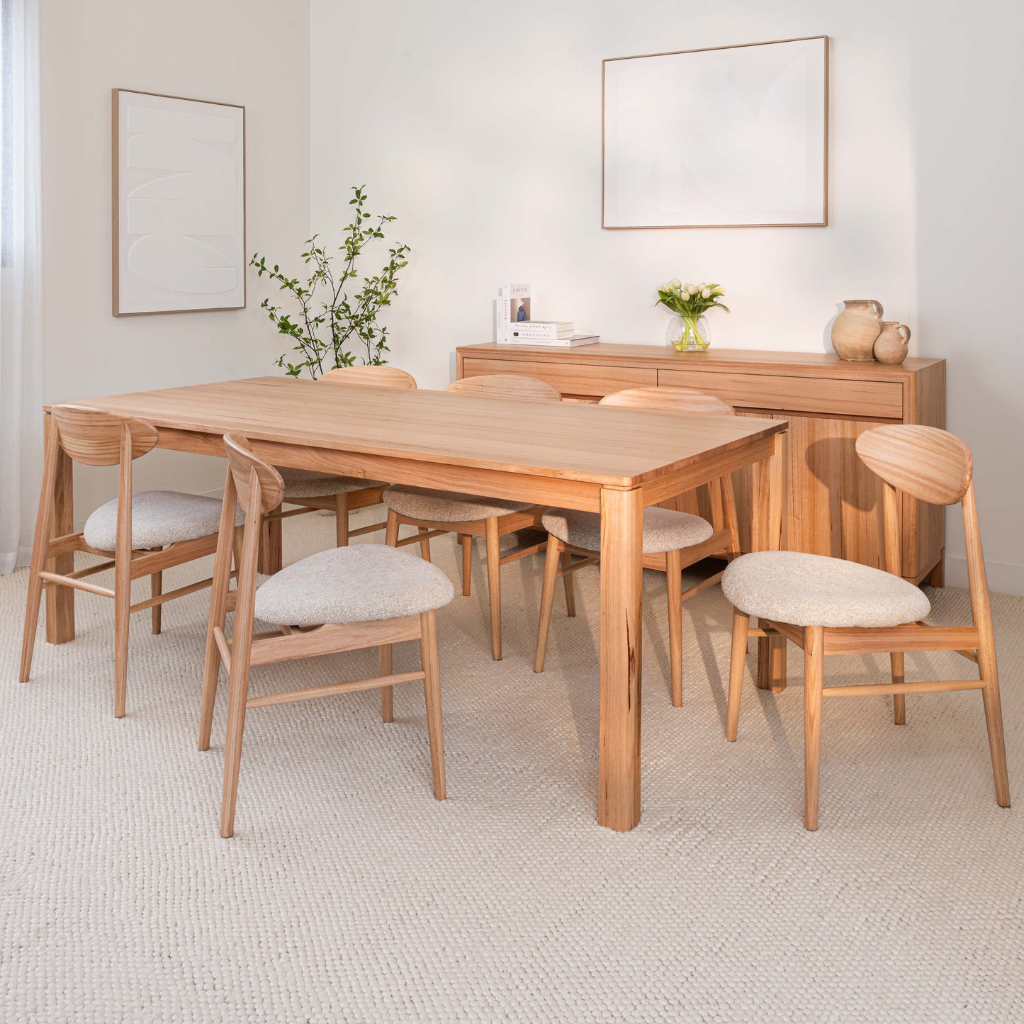 Yakka Tasmanian Oak Feature Grade Dining Table