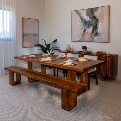 Osaka Blackwood Bench Seat - Made in Australia