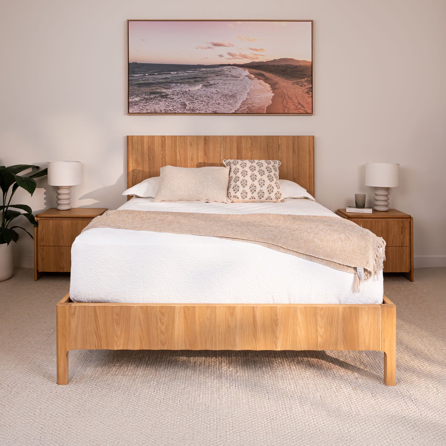 Brooklyn American Oak Bed Frame