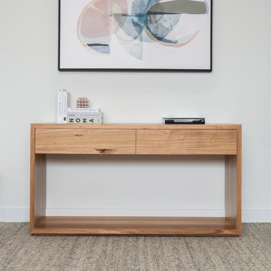 Cape Town 2 Drawer Hall Table - Made in Australia