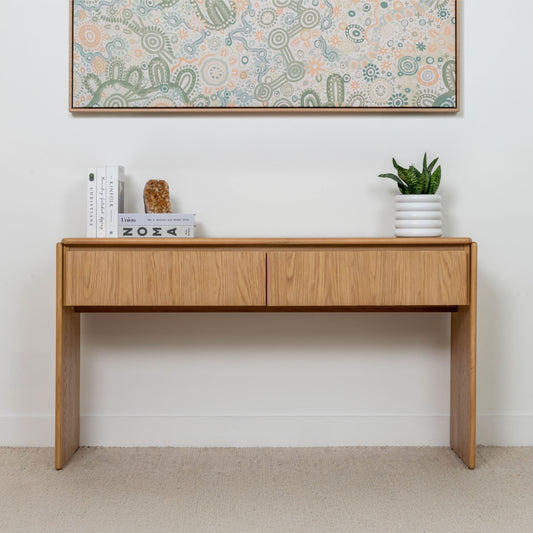 Brooklyn American Oak Console Table