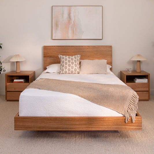 Kobe Live Edge Tasmanian Oak Bed Frame