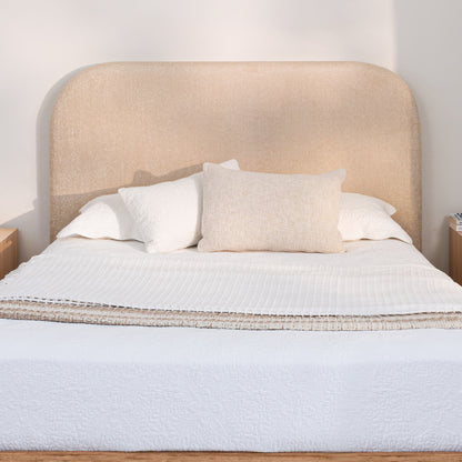 Yakka Curve Upholstered Headboard – Headboard Only