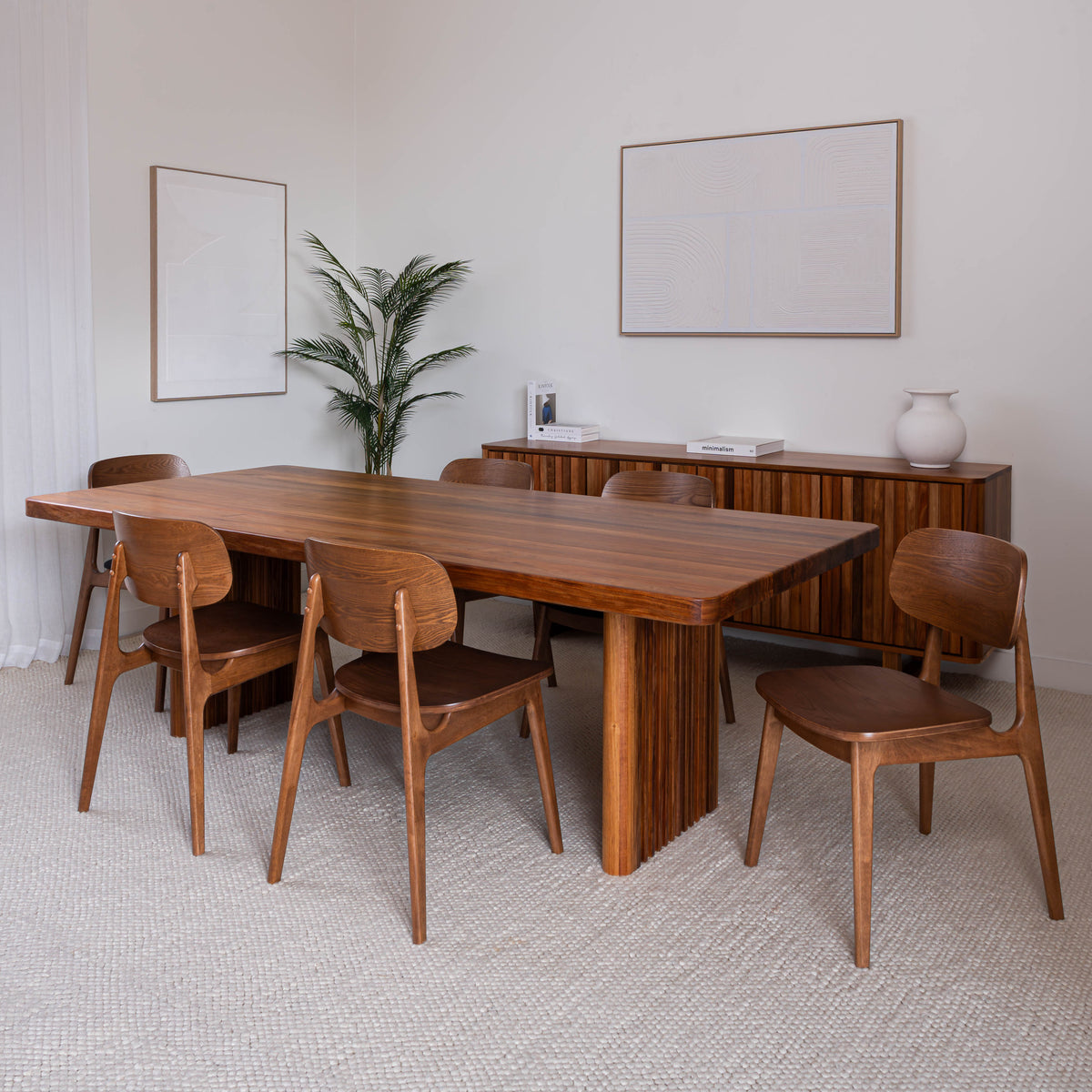 Hermes Curve Blackwood Heritage Dining Table