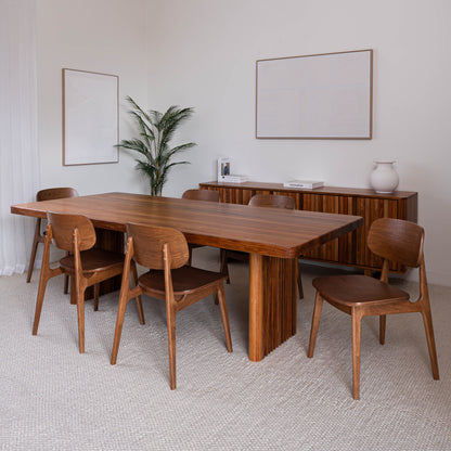 Hermes Curve Blackwood Heritage Dining Table