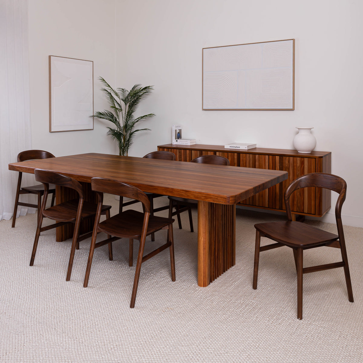 Hermes Curve Blackwood Heritage Dining Table