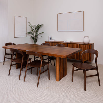 Hermes Curve Blackwood Heritage Dining Table