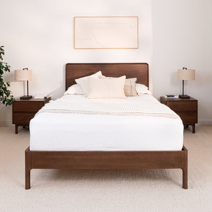 Emery Walnut Bed Frame