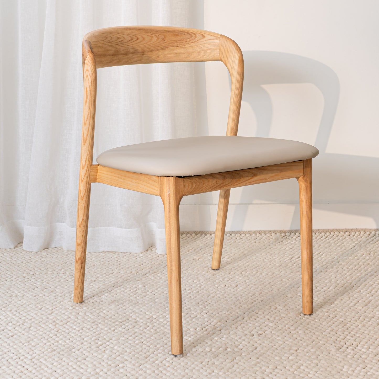 Sophie Solid American Ash Oak Hardwood Dining Chair