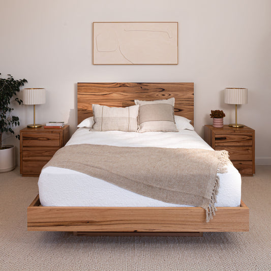Kobe Straight Edge Fully Solid Australian Bed Frame - Made in Australia