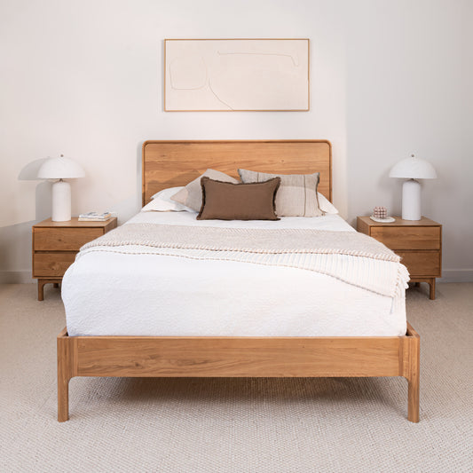 Emery American Oak Bed Frame
