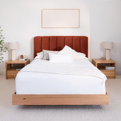 Yakka Cloud Tasmanian Oak Feature Grade Bed Frame