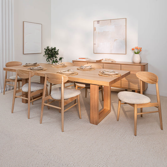 Hamilton Vic Ash Feature Grade Dining Table