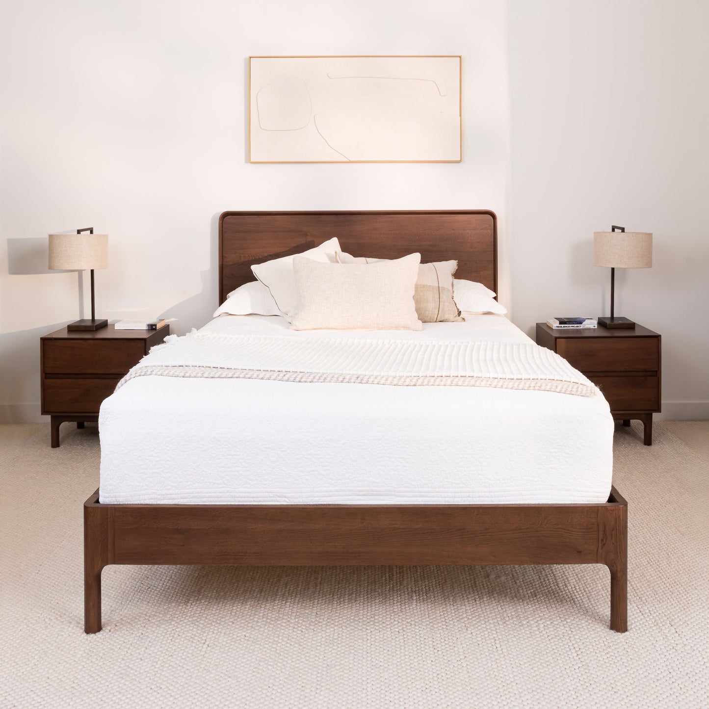 Emery Walnut Bed Frame