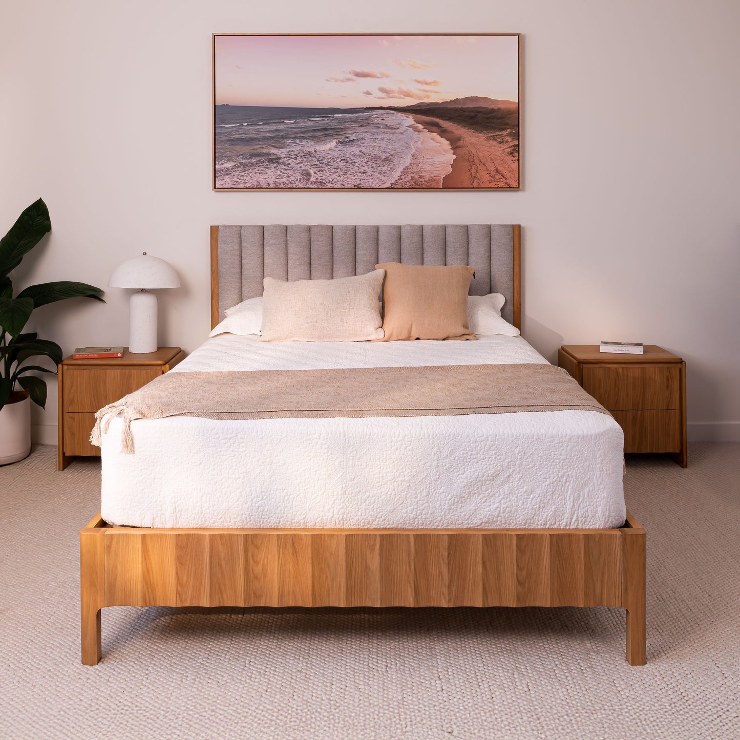 Brooklyn American Oak Bed Frame
