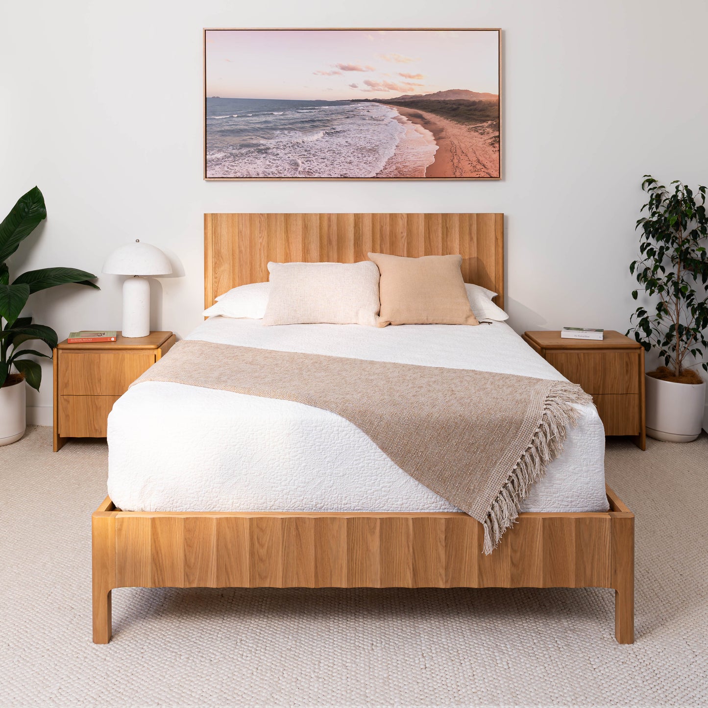 Brooklyn American Oak Bed Frame