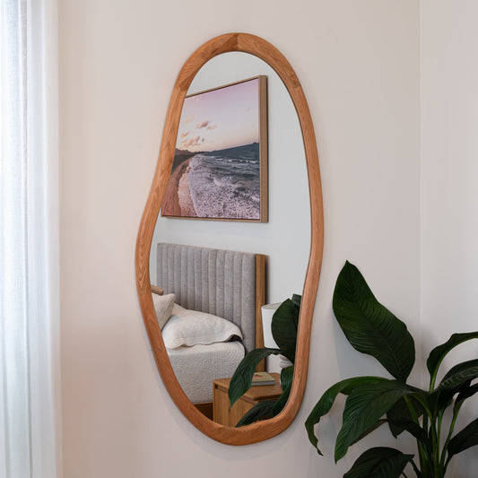 Clara Solid American Oak Mirror