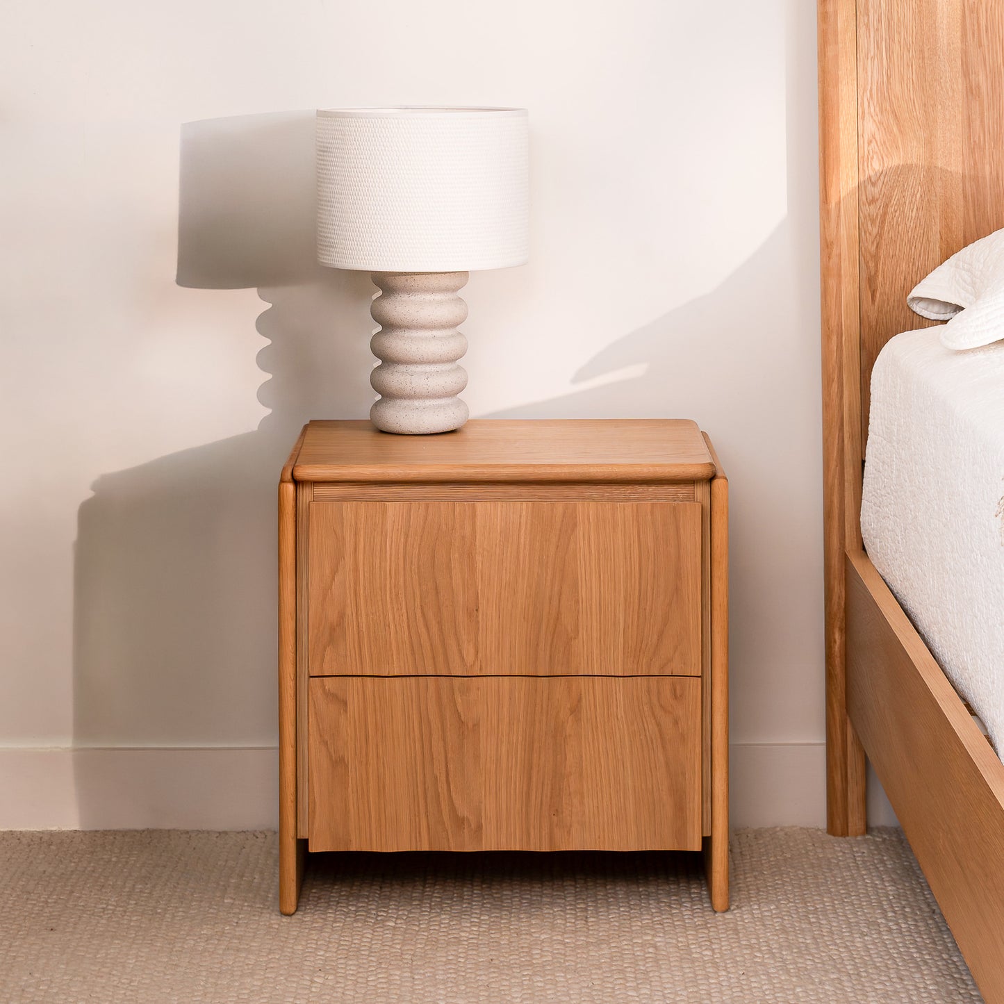 Brooklyn American Oak Bedside Table
