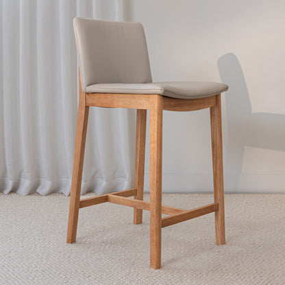 Taba Leather Barstool