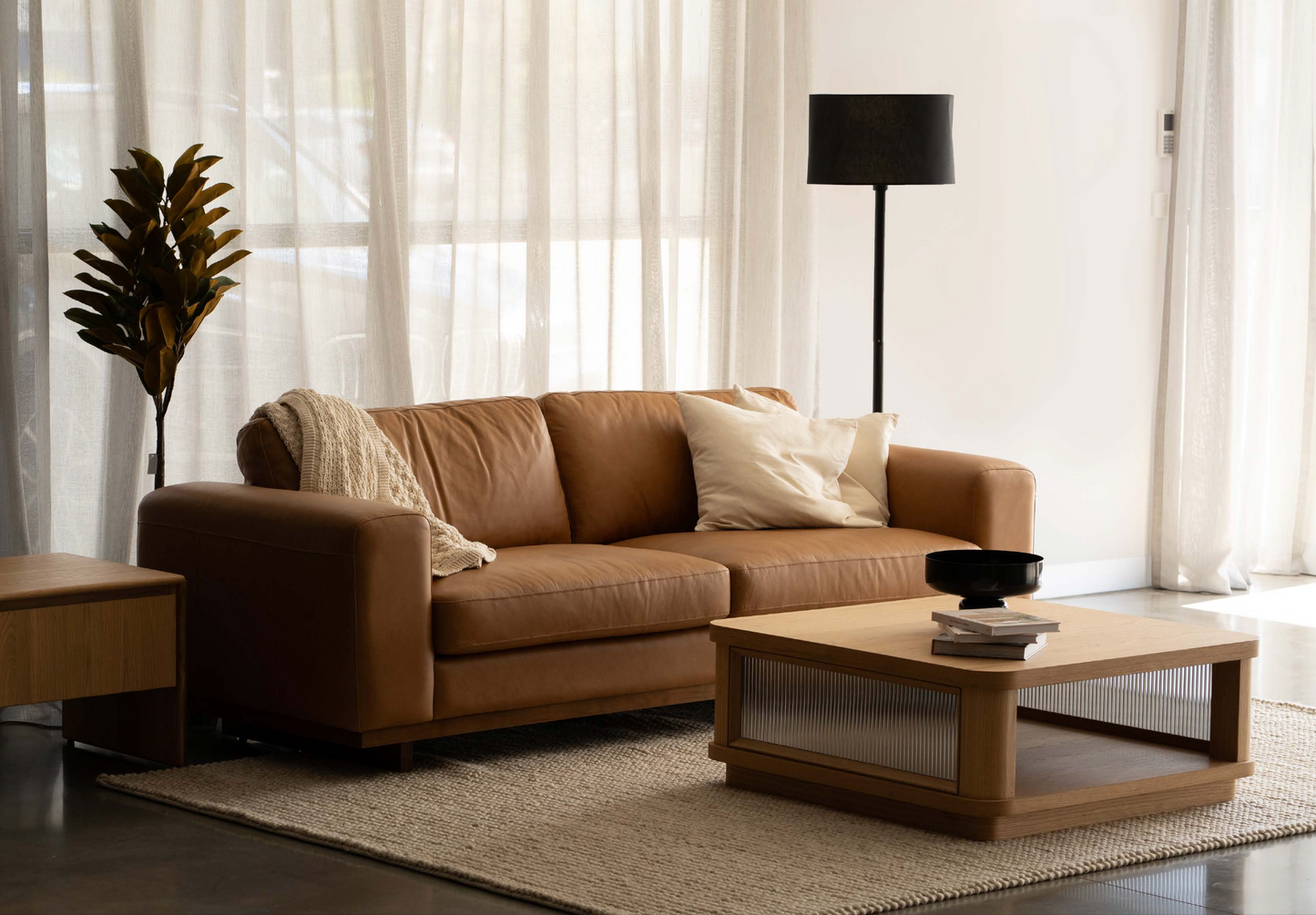 Hestia Leather Sofa 2 Sizes