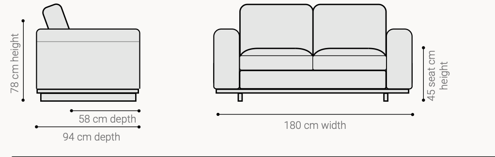Ex Demo Hestia Leather Sofa 3 Seater