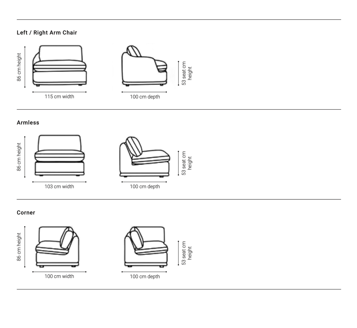 Azura Modular Sofa