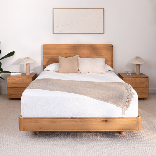 Solara American Oak Bed Frame