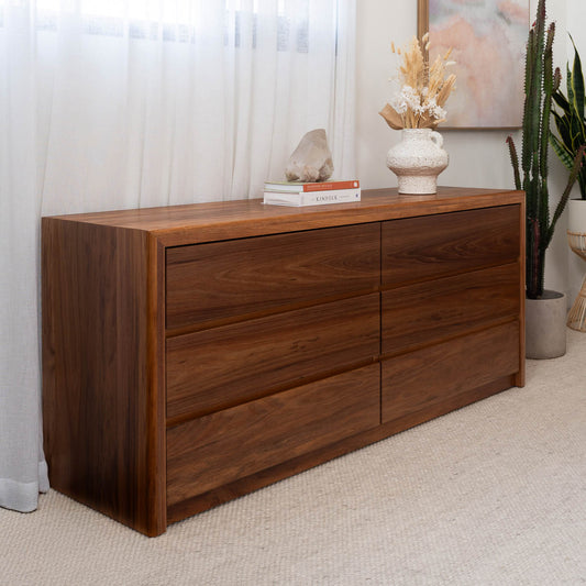 Yakka Blackwood Heritage 6 Drawer Dresser